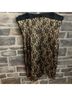 Talbots Floral Black Gold Cocktail Dress Size 14 - photo 12