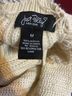 Just Polly 100% Acrylic Ivory Blue Tan Pullover Sweater Size M - photo 3