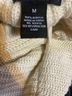 Just Polly 100% Acrylic Ivory Blue Tan Pullover Sweater Size M - photo 4