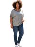 Rose + Olive Rose & Olive Gray Short Sleeve Dolman Blouse Short Sleeve Top - photo 1