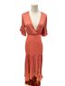 Privacy Please 100% Polyester Orange Pink Casual Dress Size XS - photo 1