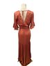 Privacy Please 100% Polyester Orange Pink Casual Dress Size XS - photo 2