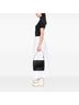 Prada 100% Leather Black Perforated Leather Shoulder Bag One size - photo 2