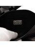 Prada 100% Leather Black Perforated Leather Shoulder Bag One size - photo 6
