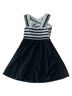 Maeve Stripes Black White Cocktail Dress Size 0 (petite) - photo 2