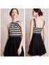 Maeve Stripes Black White Cocktail Dress Size 0 (petite) - photo 6