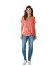 Umgee Solid Orange Red Short Sleeve Top Size S - photo 1