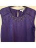 Chaus Animal Print Purple Sleeveless Blouse Size XL - photo 4