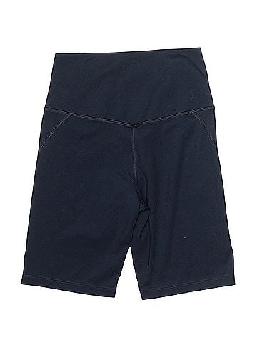 Girlfriend Collective Navy Bicycle Athletic Shorts (view 2)