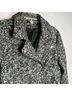 H&M Solid Ombre Black Gray Coat Size 12 - photo 4