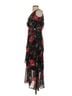 Marc Bouwer 100% Polyester Floral Black Red White Cocktail Dress Size S - photo 5