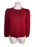 Belldini Solid Red Burgundy Pullover Sweater Size L - photo 1