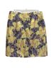 Magaschoni 45% Polyester 31% Cotton 14% Lyocell 7% Metallic Fiber 3% Nylon 100% Acetate Floral Multi Color Casual Skirt Size 12 - photo 1