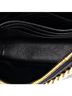 Prada 100% Leather Black Triangle Logo Envelope Chain Crossbody Bag Leather One size - photo 5