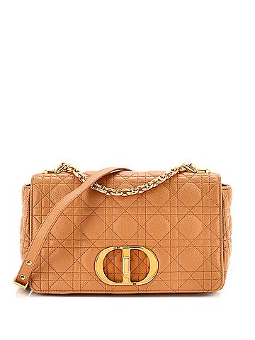 Christian Dior Caro Bag Cannage Quilt Calfskin Medium (view 1)