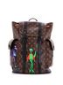 Louis Vuitton 100% Coatead Canvas Brown Christopher Backpack Monogram Canvas with LV Friends Patch PM One size - photo 1