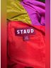 STAUD 100% Polyester 100% Recycled Nylon 100% Cotton Solid Color Block Tropical Multi Color Cocktail Dress Size XS - photo 3