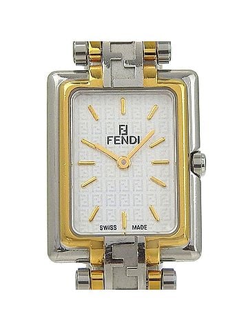 Fendi Fendi Zucca Women's Watch, 720L Stainless Steel, Quartz, Analog, White Dial. (view 1)
