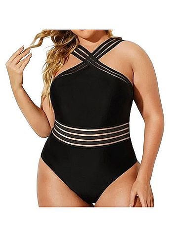 Meet.Curve Crossover Lady Vintage One Piece Swimsuit (view 1)