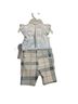 Rainbow Plaid White Gold Bodysuit Size 3-6 Months  - photo 2