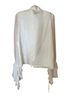 Gracia 100% Polyester Multi Color Ivory Long Sleeve Blouse Size XL - photo 2