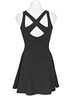 Pop Fit Solid Black Casual Dress Size M - photo 2
