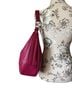 Coach 100% Leather Solid Pink Burgundy Red Leather Hobo One size - photo 3