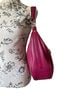 Coach 100% Leather Solid Pink Burgundy Red Leather Hobo One size - photo 5