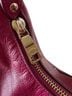 Coach 100% Leather Solid Pink Burgundy Red Leather Hobo One size - photo 7
