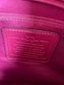 Coach 100% Leather Solid Pink Burgundy Red Leather Hobo One size - photo 4