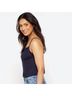 Socialite Solid Blue Tank Top Size XXL - photo 8