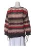 Gerard Darel Red Burgundy Green Pullover Sweater Size S - photo 2