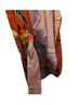 DR2 100% Rayon Floral Multi Color Orange Blue Black Casual Skirt Size S - photo 9