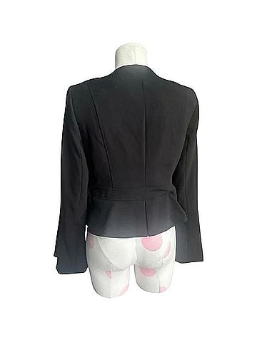 White House Black Market Button Front Peplum military style Blazer Jacket (view 2)