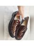 Stuart Weitzman 100% Patent Leather Tropical Brown Flats Size 8 1/2 - photo 7