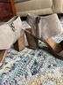 TOMS Gray Tan Heels Size 7 - photo 6