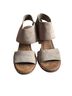TOMS Gray Tan Heels Size 7 - photo 1