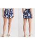 Elan 100% Polyester Tropical Blue White Shorts Size S - photo 6