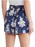 Elan 100% Polyester Tropical Blue White Shorts Size S - photo 2