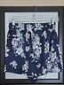 Elan 100% Polyester Tropical Blue White Shorts Size S - photo 4