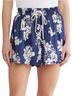 Elan 100% Polyester Tropical Blue White Shorts Size S - photo 1