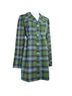 Susina 65% Polyester 35% Rayon 100% Acetate Plaid Green Coat Size M - photo 1
