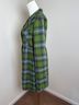 Susina 65% Polyester 35% Rayon 100% Acetate Plaid Green Coat Size M - photo 7