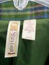 Susina 65% Polyester 35% Rayon 100% Acetate Plaid Green Coat Size M - photo 3
