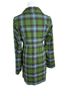Susina 65% Polyester 35% Rayon 100% Acetate Plaid Green Coat Size M - photo 2