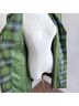 Susina 65% Polyester 35% Rayon 100% Acetate Plaid Green Coat Size M - photo 8