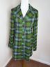 Susina 65% Polyester 35% Rayon 100% Acetate Plaid Green Coat Size M - photo 6