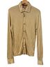 Bally Solid Tan Long Sleeve Button-Down Shirt Size 8 - photo 1