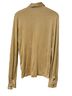 Bally Solid Tan Long Sleeve Button-Down Shirt Size 8 - photo 2