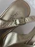 Lilly Pulitzer 100% Leather Gold Wedges Size 8 - photo 10